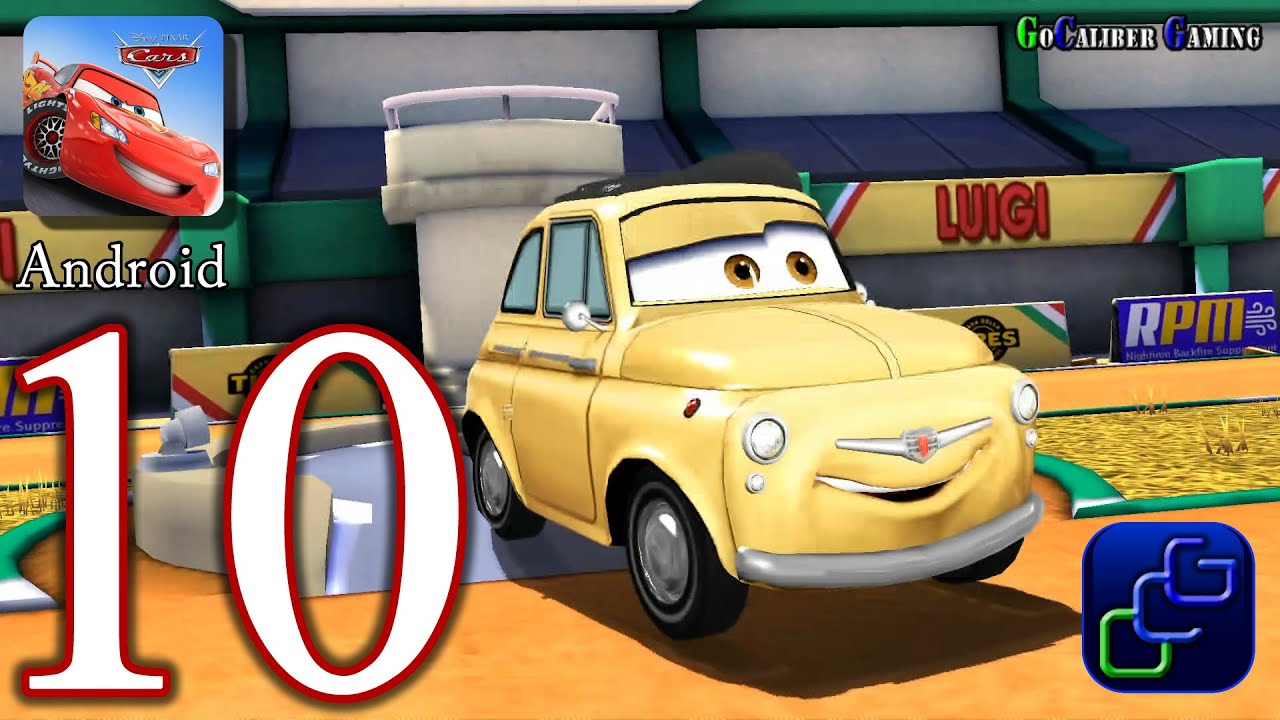 Cars: Fast as Lightning Android Walkthrough - Part 10 - Luigi Race Track