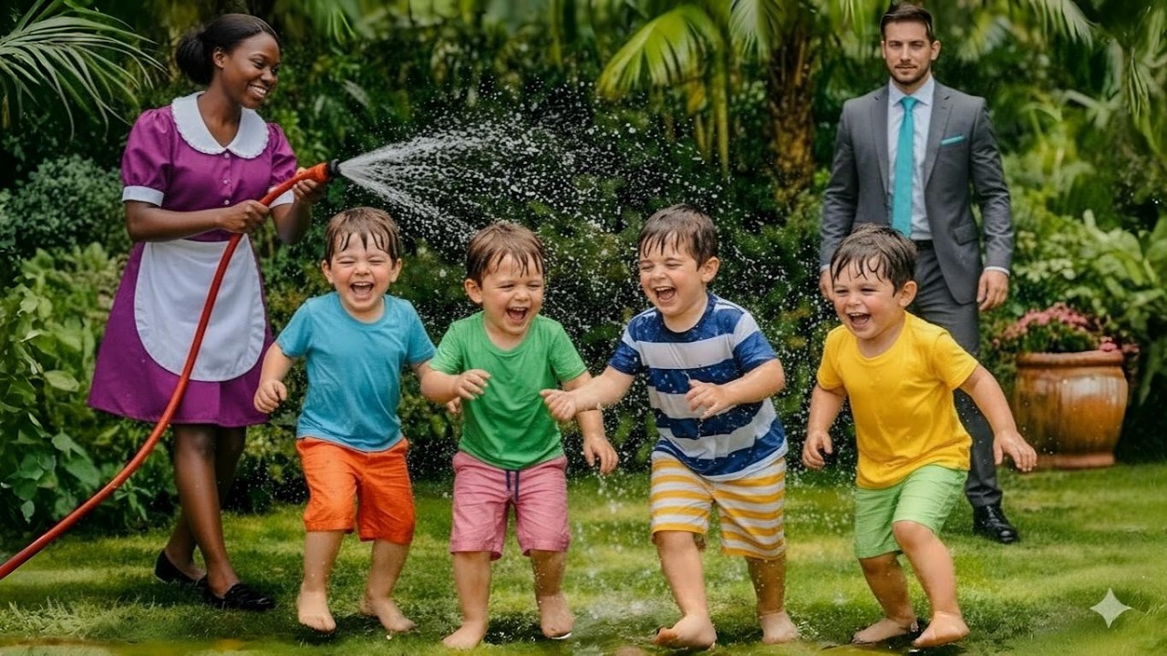 The Billionaire's quadruplets Were Deaf … Until The Poor maid Did What No One Expected