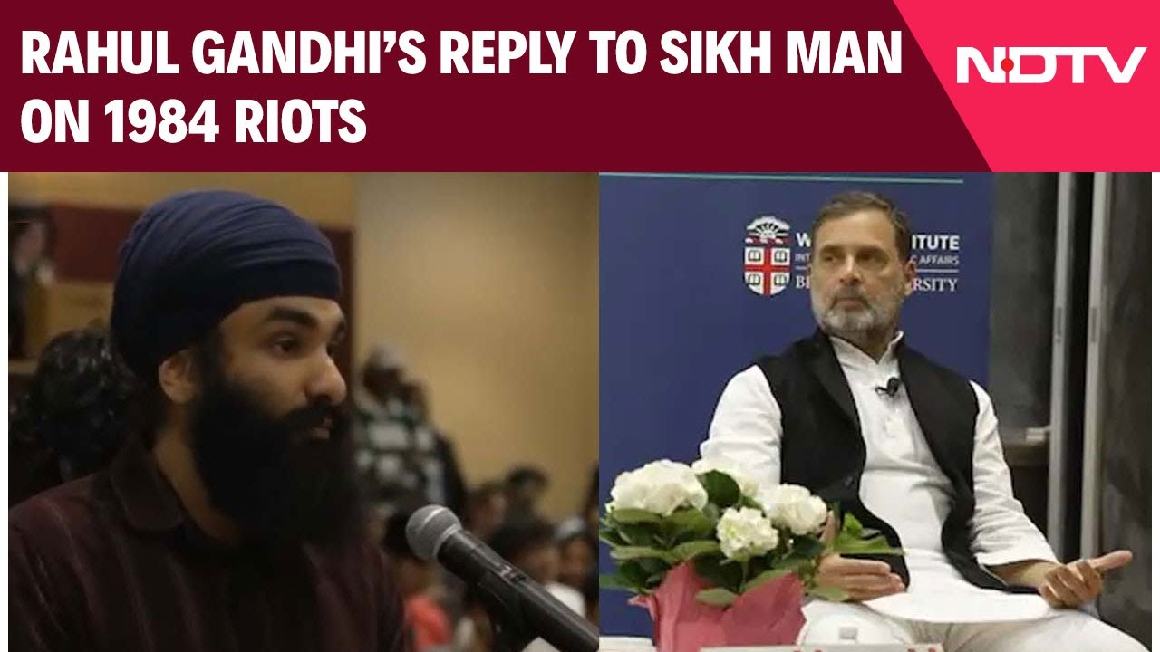 Rahul Gandhi News | Sikh Man Questions Rahul Gandhi On Operation Blue Star, 1984. His Reply