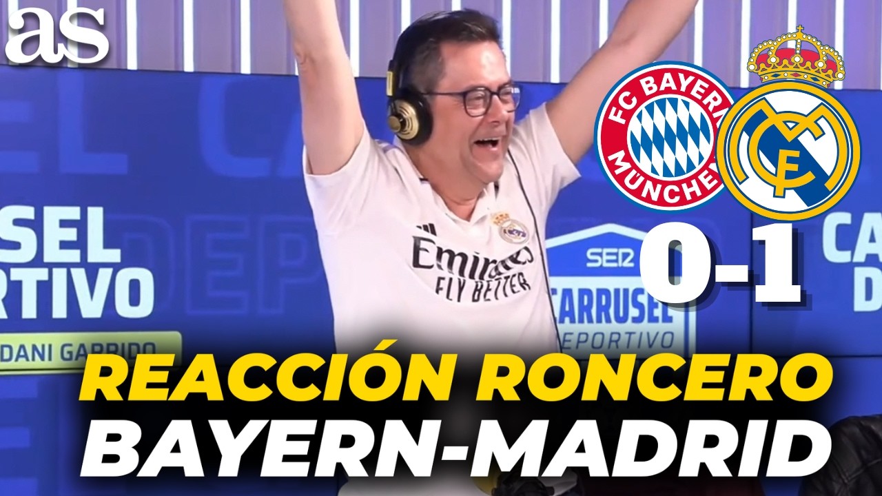 &iexcl;RONCERO enloquece! GOLAZO de ARDA G&Uuml;LER para iniciar la REMONTADA | BAYERN 0 - REAL MADRID 1