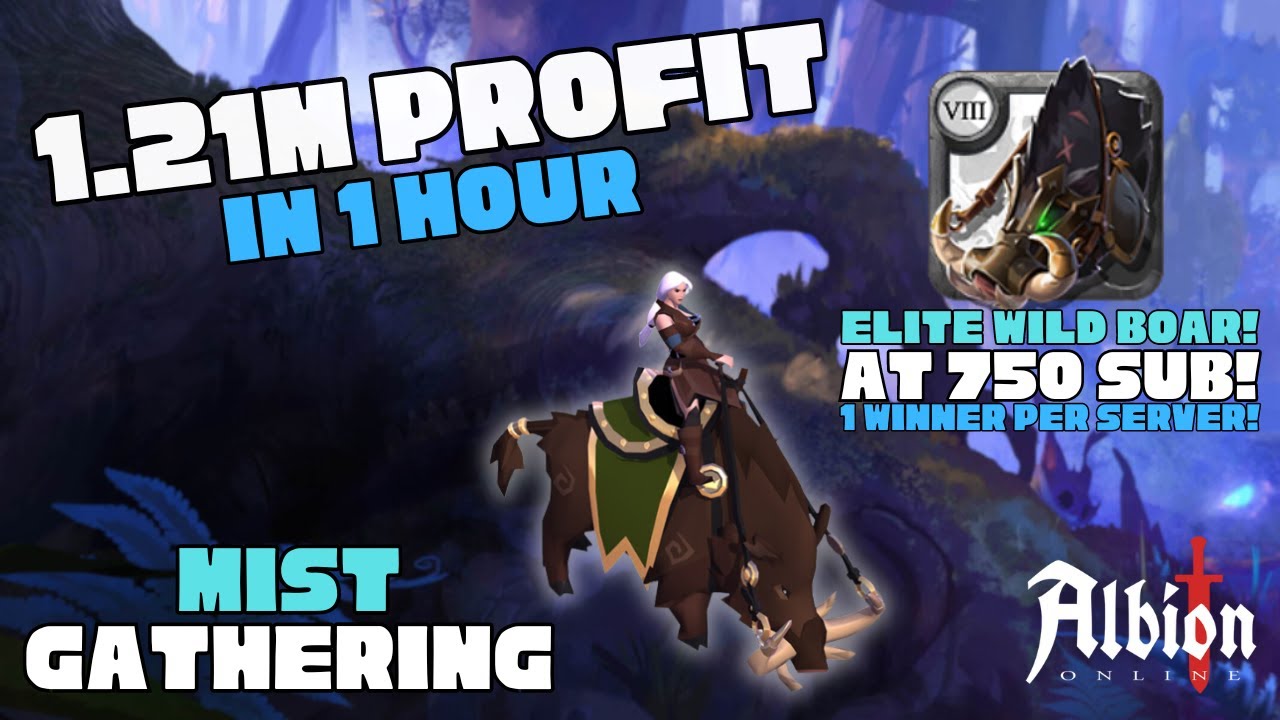 Mist Gathering | 1.21m in 1hr | Albion Online