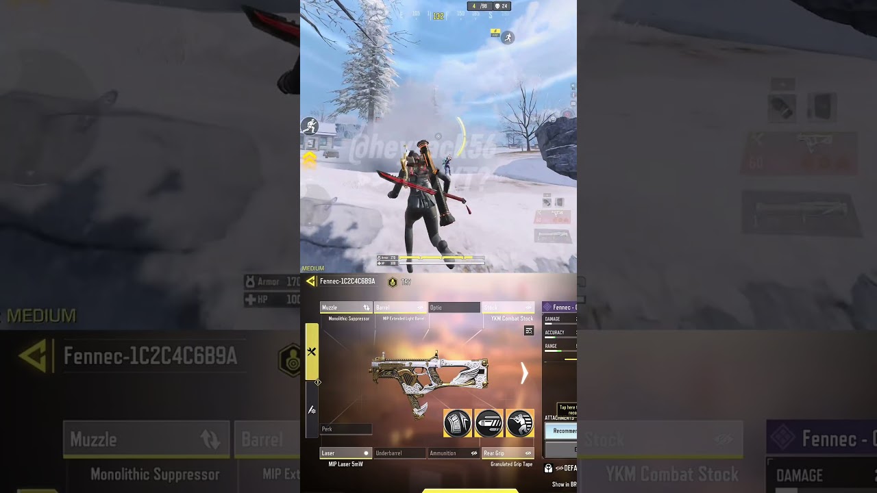 Still the best Fennec attachments this season 🥶 #codm #trending #heyzack #shorts #codmobile