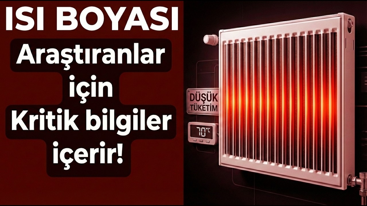 Isı Boyası | Kalorifer Peteği uygulaması | Kritik bilgiler!!