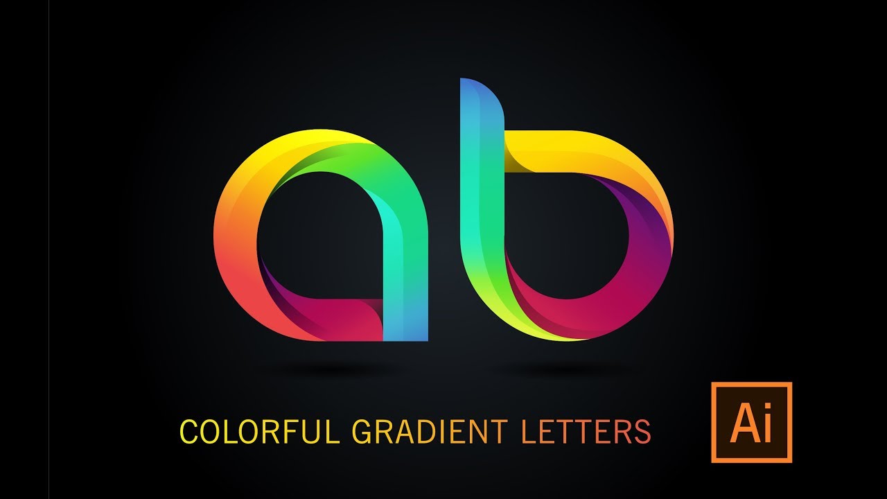 design a gradient logo illustrator tutorial