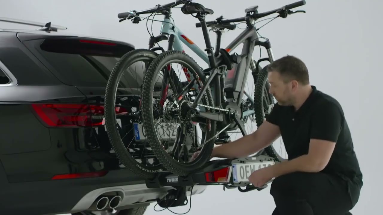 Bagażnik rowerowy na 2 rowery. Bagażniki rowerowe. Towbar Bike Rack – Thule EasyFold XT 2 bike