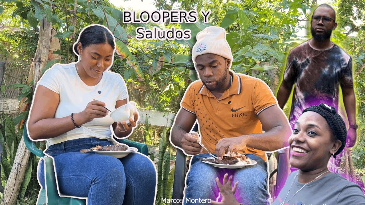 Bloopers y saludos del video  (El regreso de Bobina). Marcos Montero.