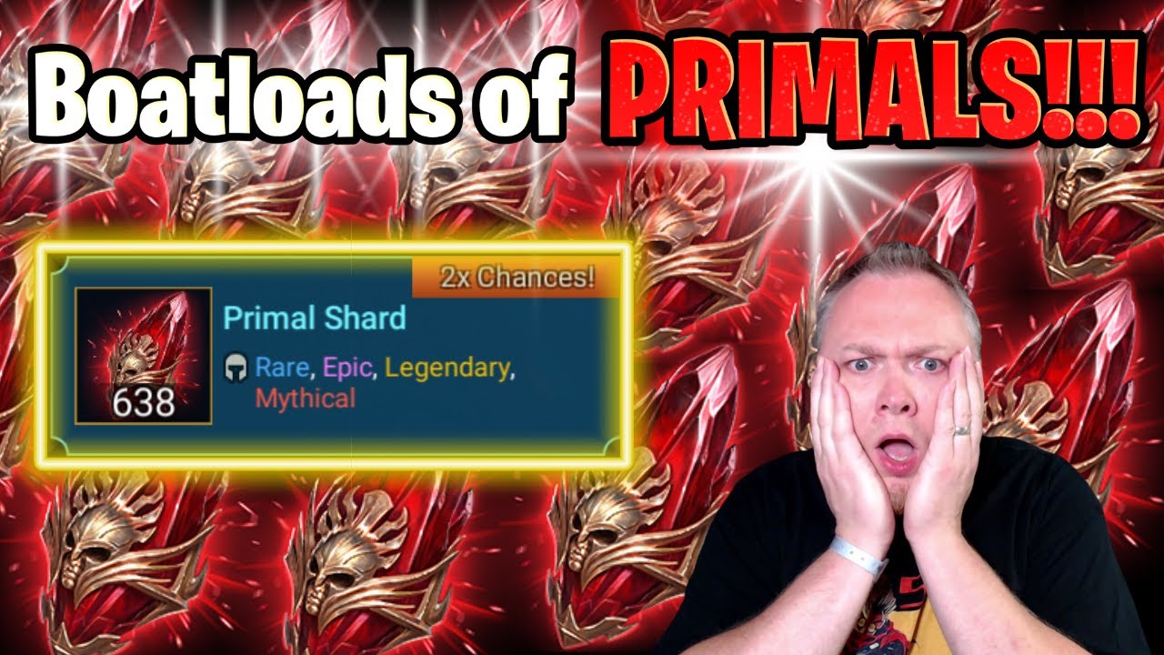 БЕЗУМНОЕ КОЛИЧЕСТВО ПЕРВИЧНЫХ ОСКОЛКОВ!!!!!! Рейд: Shadow Legends