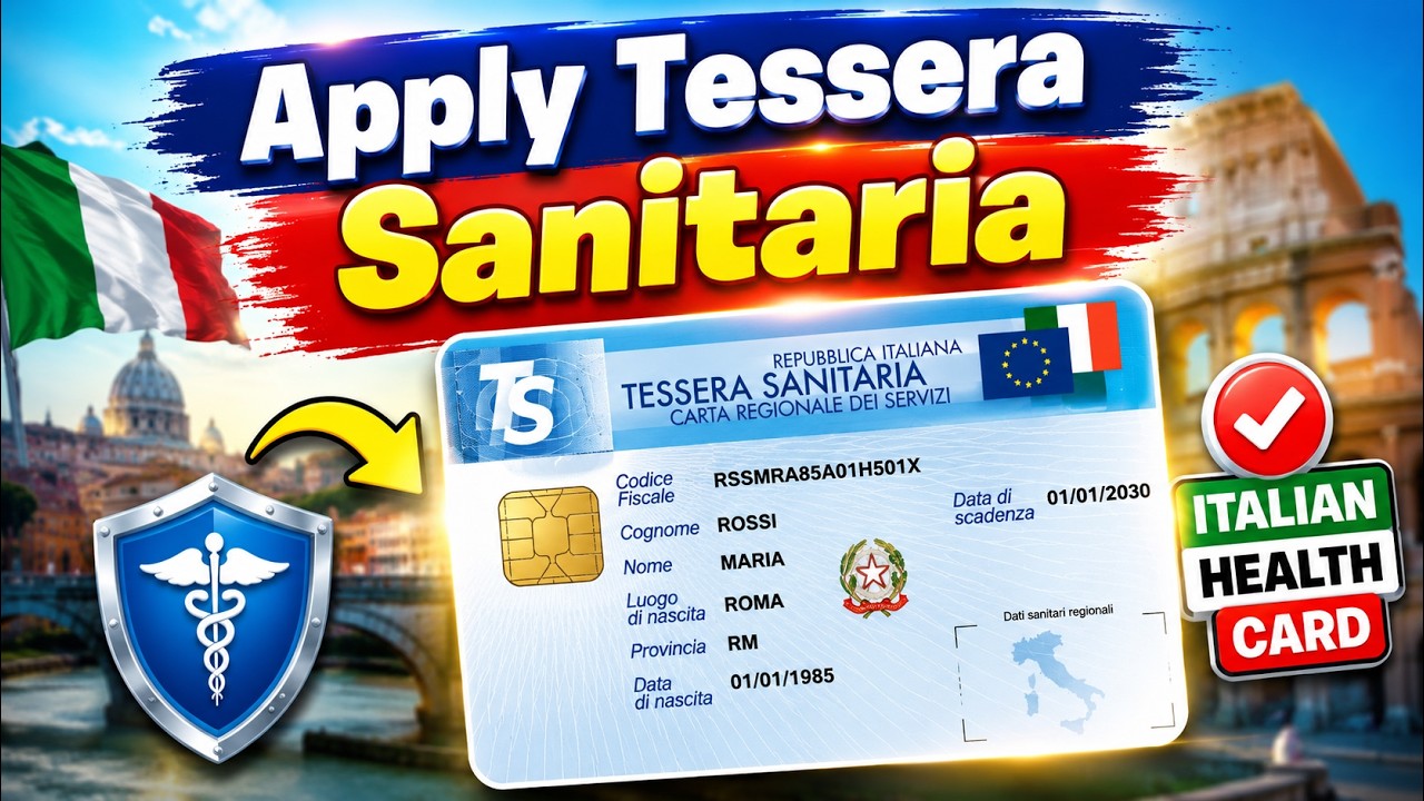 How to Apply for Tessera Sanitaria in Italy 🇮🇹 | Italian Health Card Process Step-by-Step