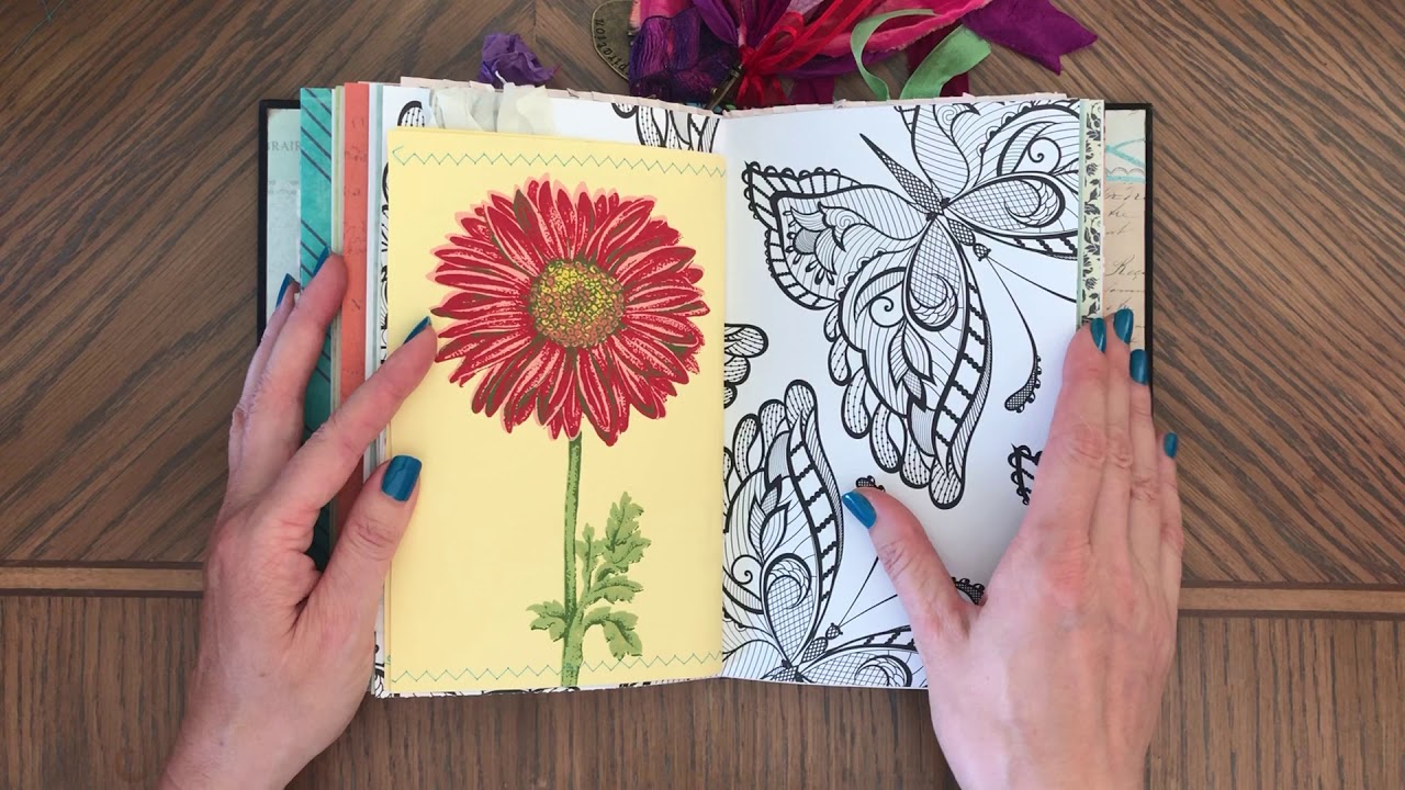 SOLD. Bohemian Style Handmade Junk Journal