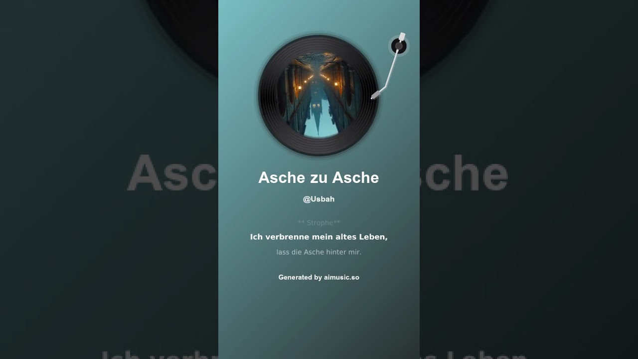 Asche zu Asche