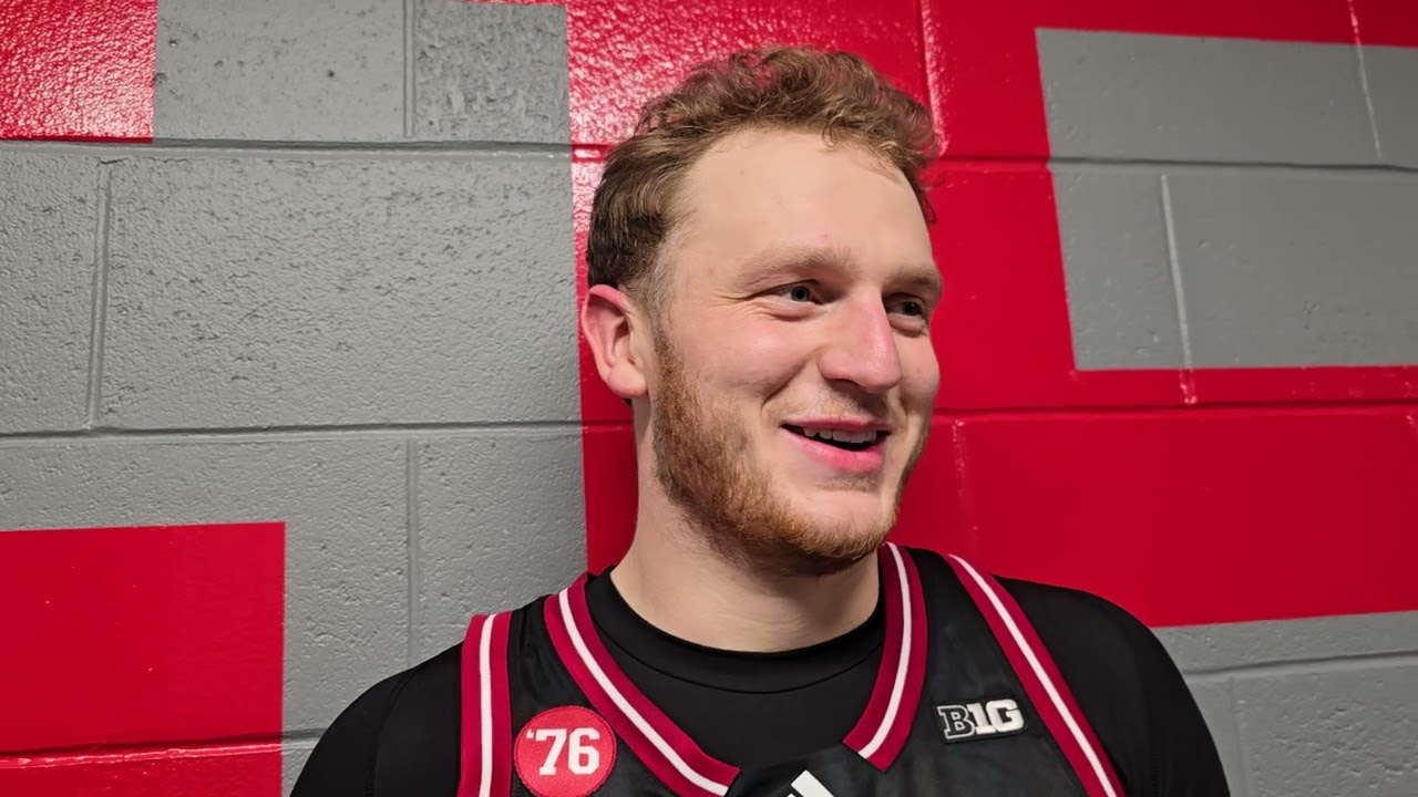 Indiana basketball's Tucker DeVries discusses road victory over Rutgers