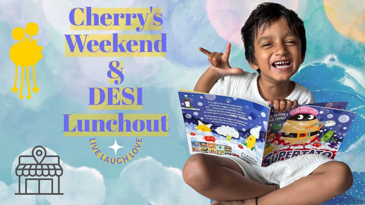 Weekend cherry moments 🍒| desi lunch out | Indian groceries shopping | Likkispace 