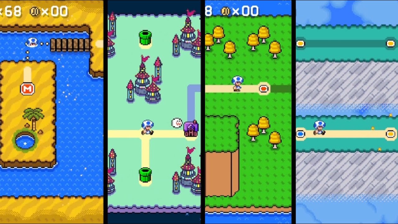 Custom Themes In The WORLD MAKER - Super Mario Maker 2