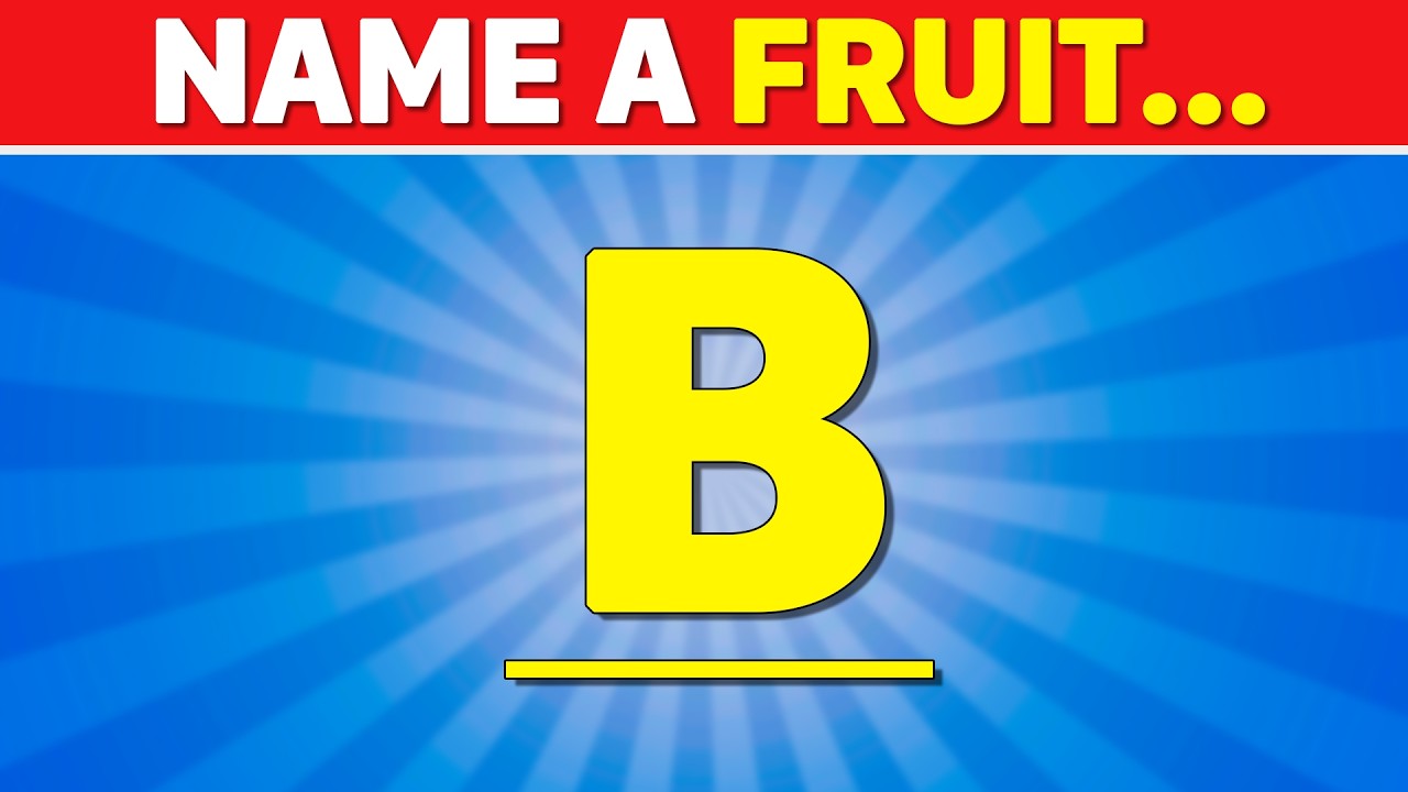 Alphabet Quiz Challenge ⚡🧠 Word Association Game 😱 ABC Speed Quiz   | QuizMelt