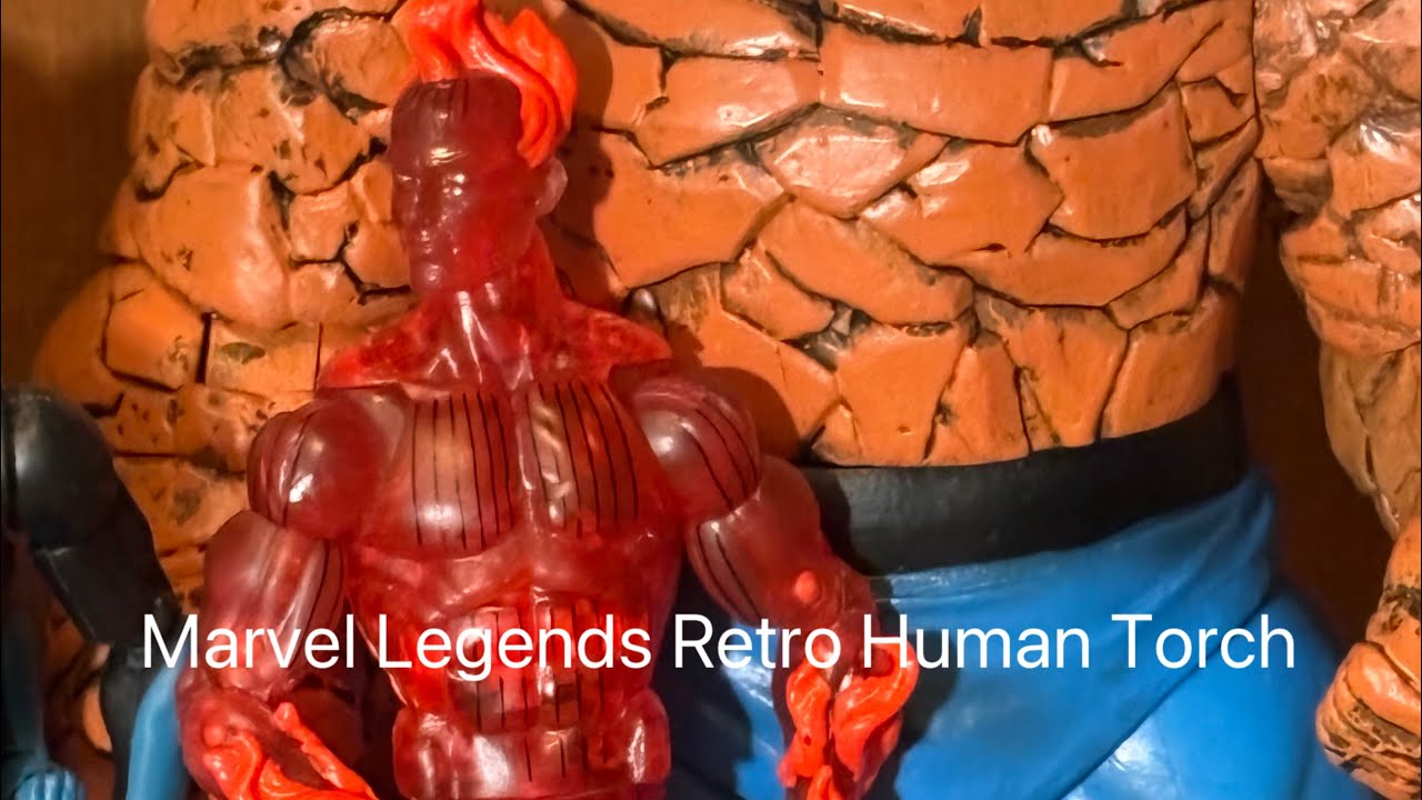 Marvel Legends Retro Human Torch Review 