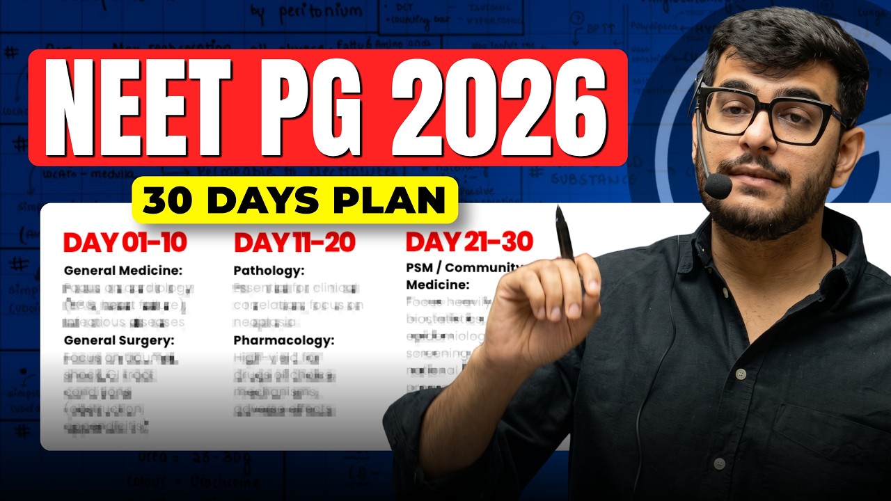 Last 30 Days Strategy for NEET PG 2026