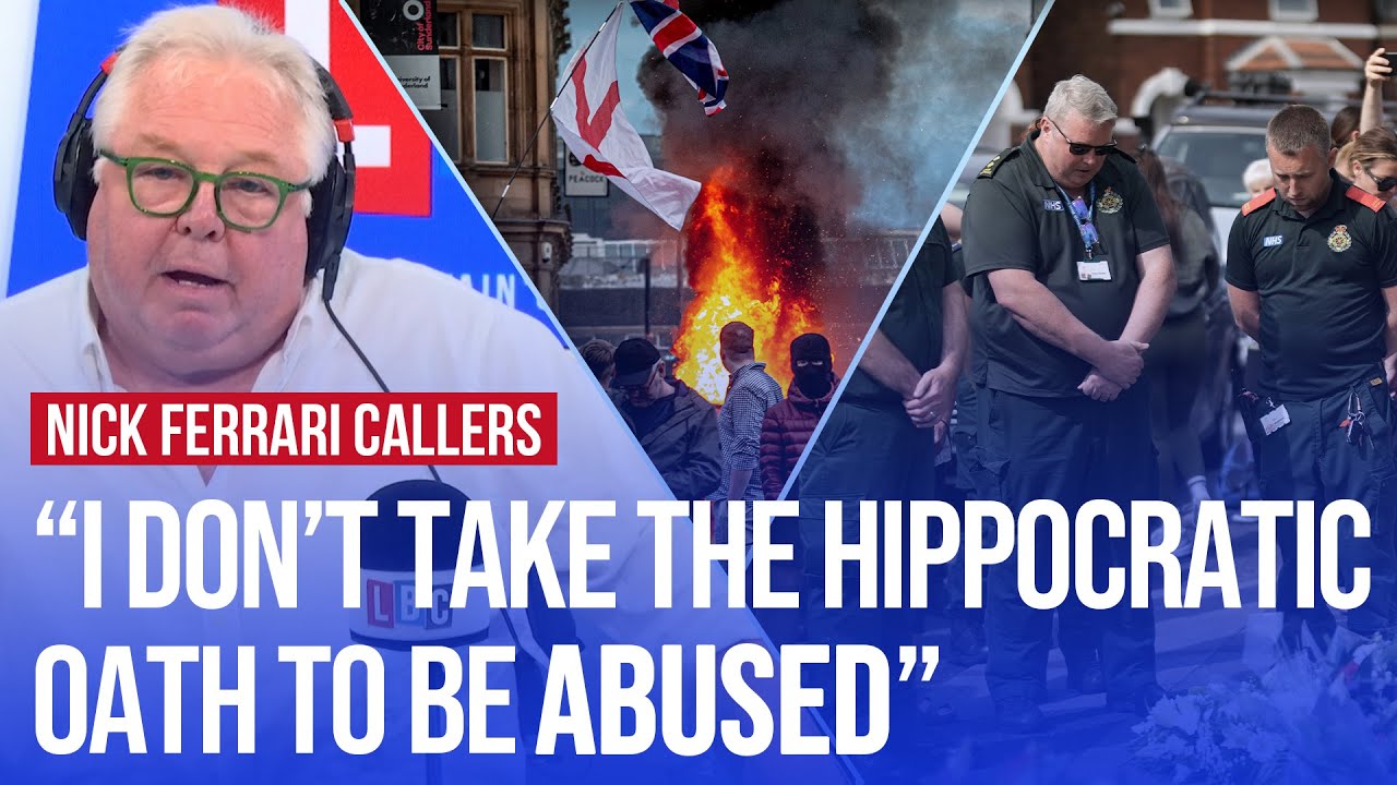 Should NHS staff be allowed to refuse service to 'racist' rioters? | LBC debate
