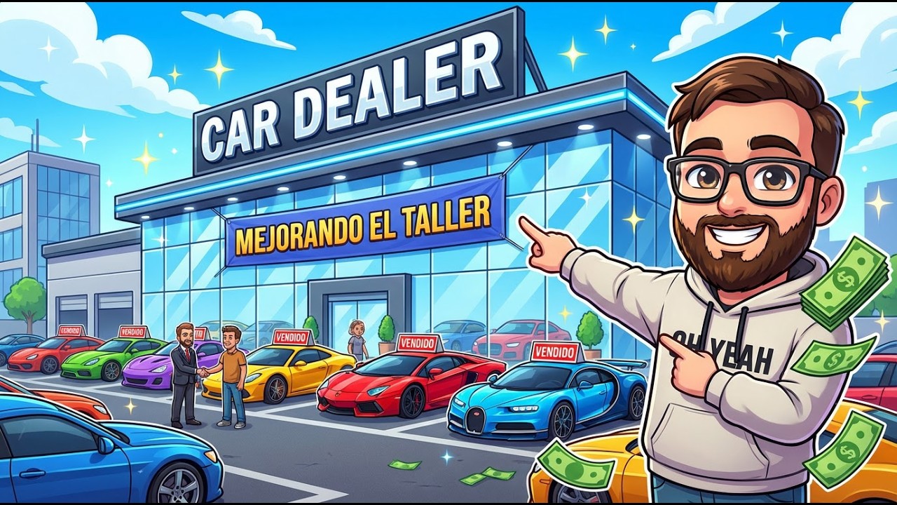 MEJORO EL TALLER Y EMPIEZO A GANAR DINERO RÁPIDO 💸🔧 | Car Dealer Simulator