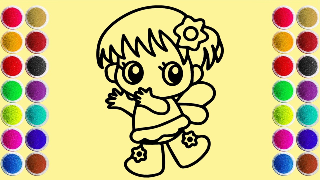 Relax and enjoy this satisfying sand painting of a cute boy | easy step by step tutorial