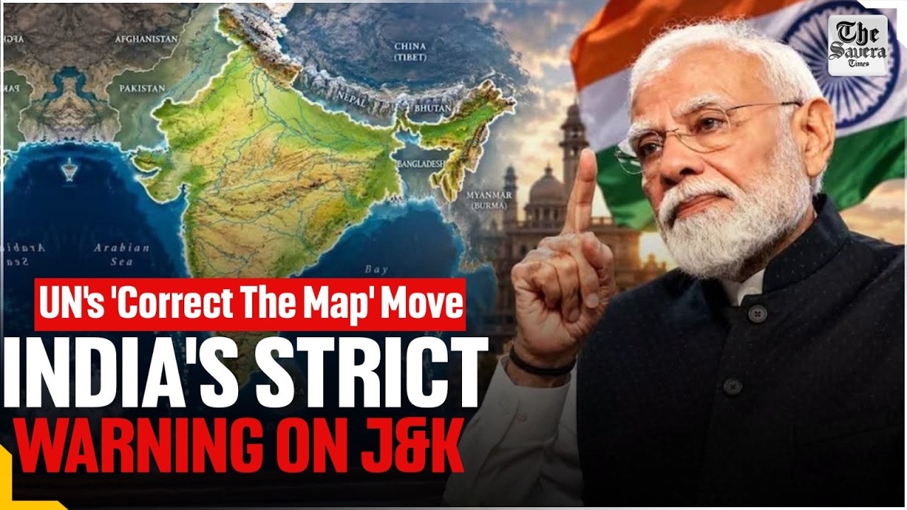 India Backs UN&rsquo;s &lsquo;Correct The Map&rsquo; Resolution |MEA Says J&K&Ladakh Must Be Shown As Per Official Map