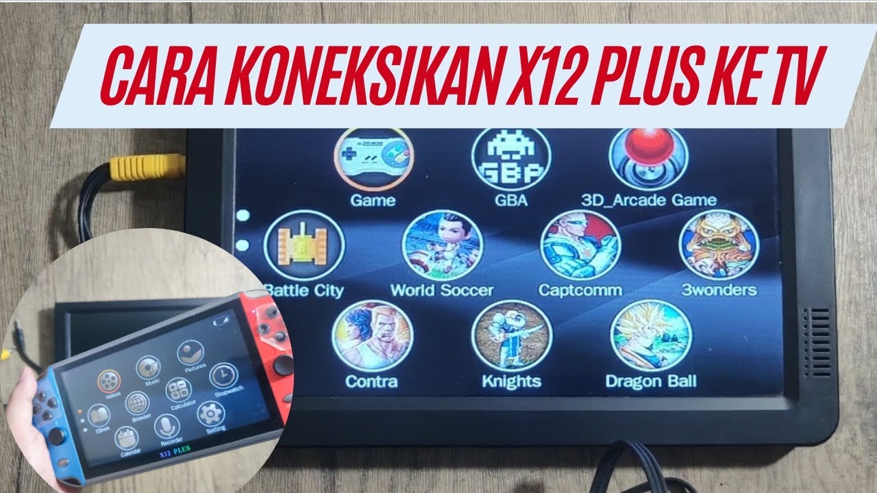 Cara Menghubungkan Gameboys X12 Plus Ke TV