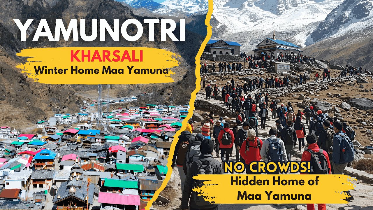 Secret Yamunotri in Winter! No Crowds at Kharsali, Maa Yamuna’s Hidden Home