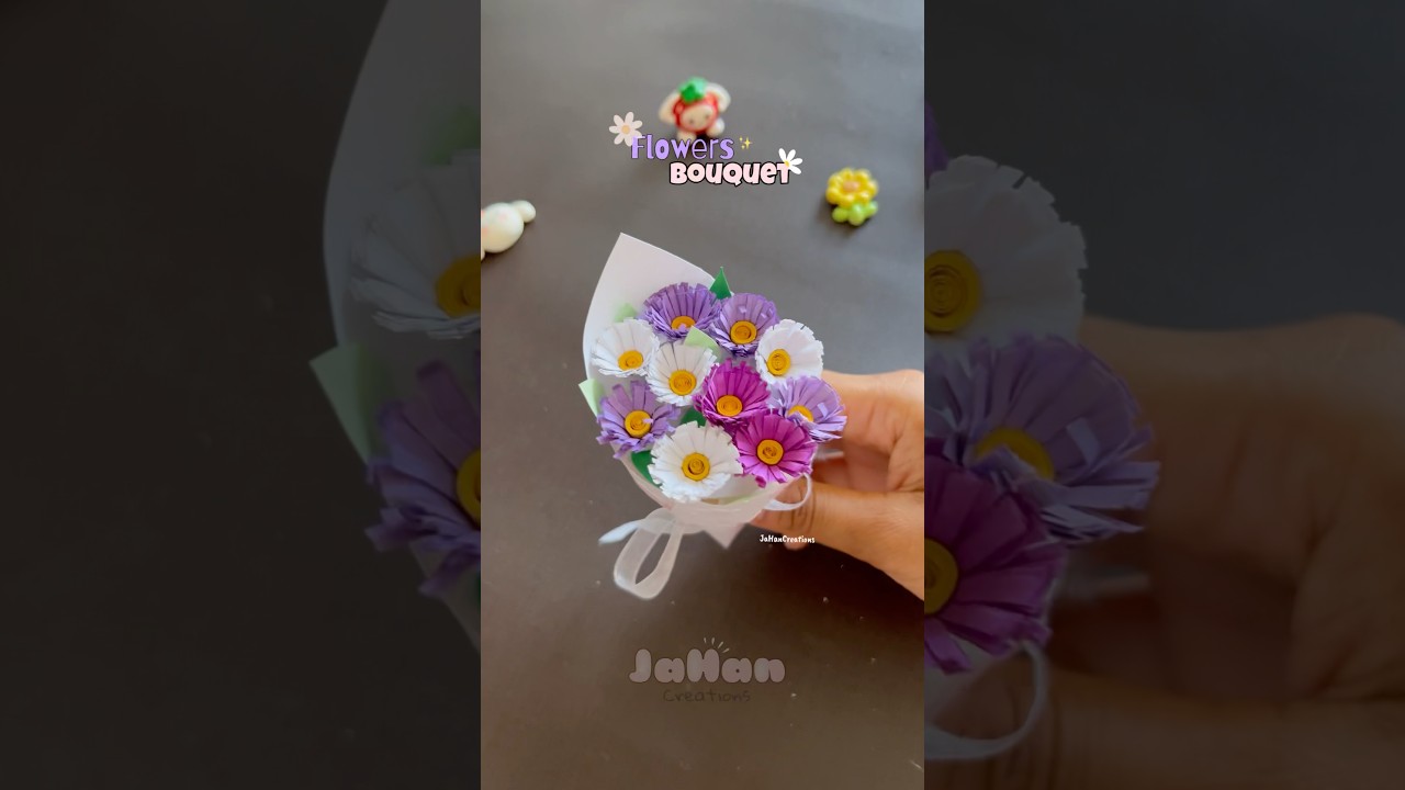 Fiori di carta carini 🌼😍