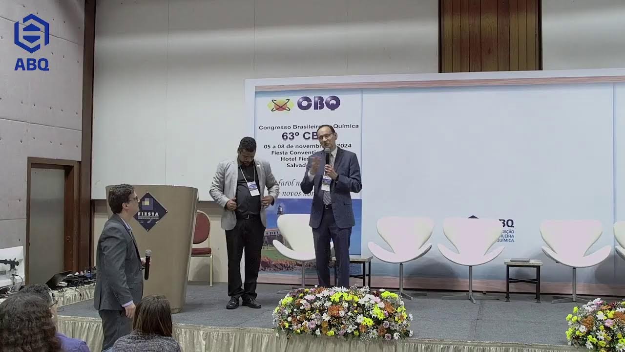 63° Congresso Brasileiro de Química – 07/11/24 (Vesp) – Enc. Temático  Palestra  e Tema de Debate