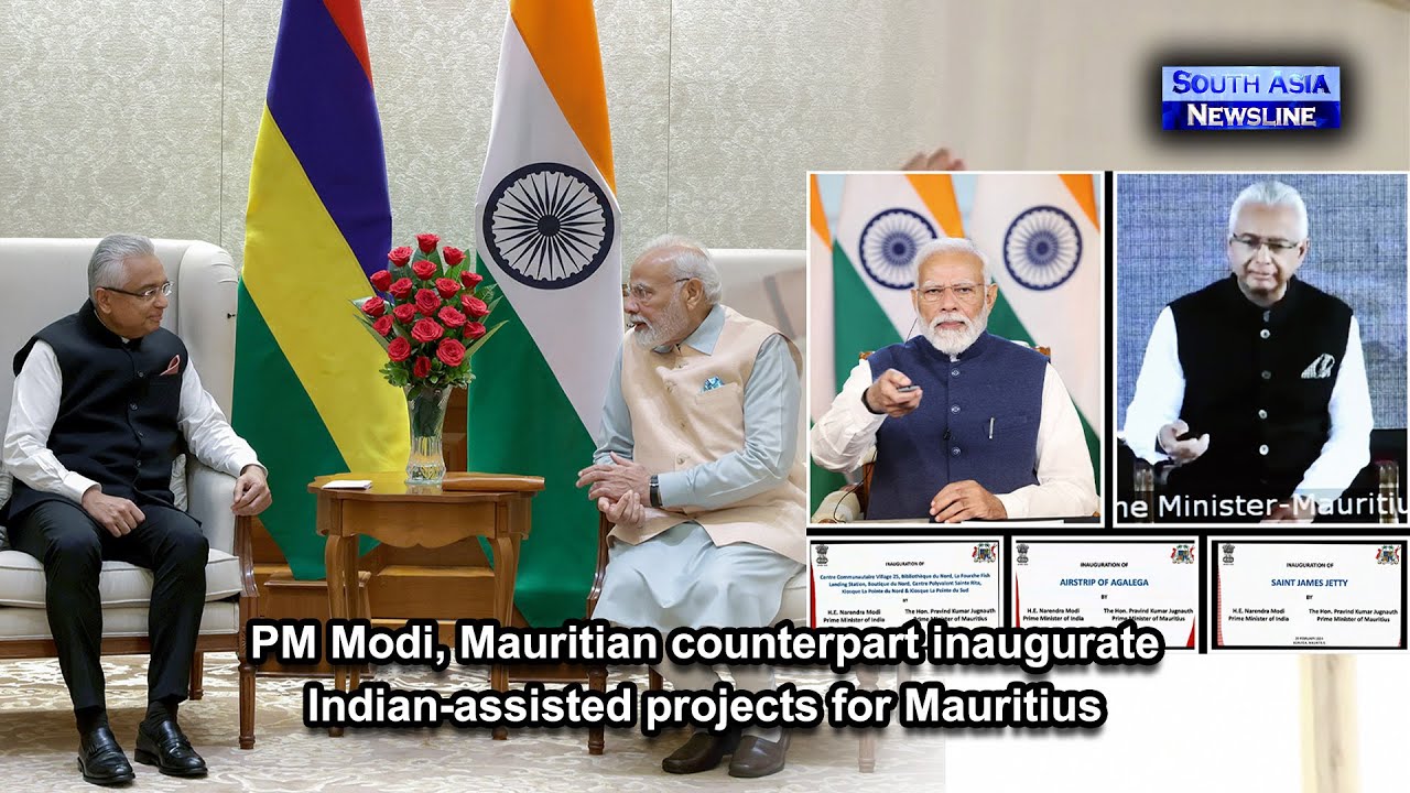 PM Modi, Mauritian counterpart inaugurate Indian-assisted projects for Mauritius