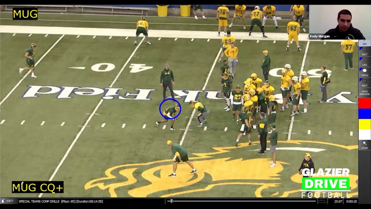 Punt Team Towel Drill