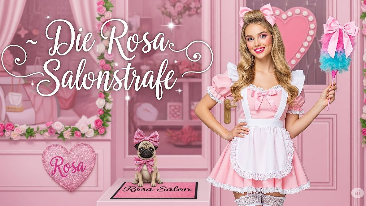 💗 Die rosa Salonstrafe 💋 – Wie ich zur süßesten Maid wurde! 🧁👛 #ForcedFeminization #SissyStory