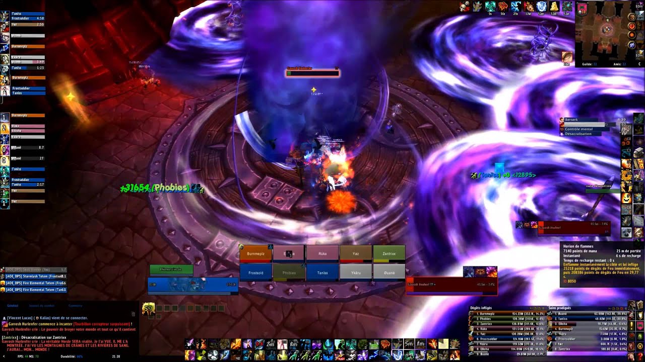 Bénédiction VS Garrosh Hellscream 10 HM
