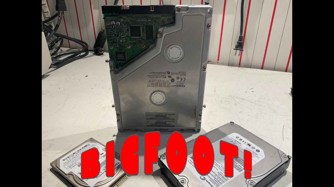 The Quantum Bigfoot: A short-lived take on 5.25 hard disk drives