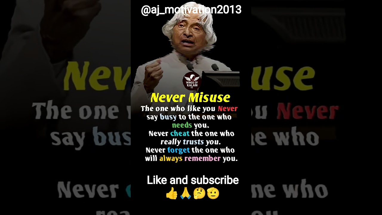 Dr. APJ Abdul kalam Sir quotes 