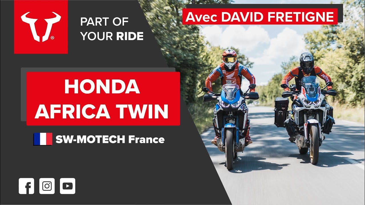 David Frétigné nous présente ses HONDA Africa Twin / SW-MOTECH