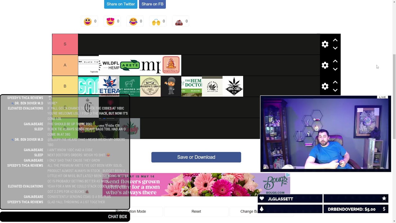 THCA VENDOR TIER LIST - The Ultimate THCA Company Rankings (OLD)