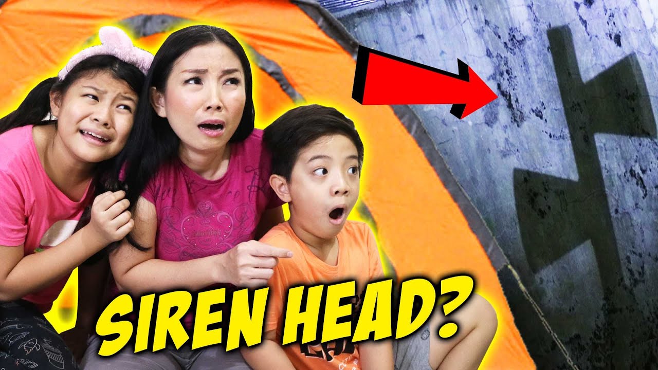 24 JAM KEMPING DI TENDA DEPAN RUMAH, TAKUT BAYANGAN SIREN HEAD TERNYATA... | Drama | CnX Adventurers