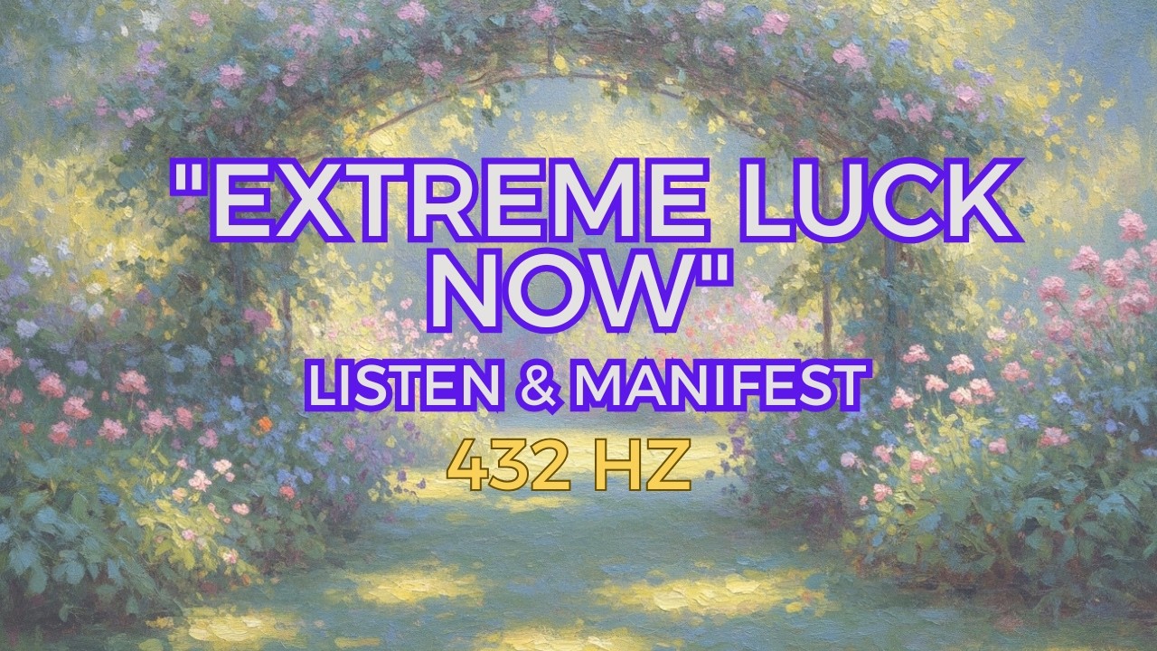 EXTREME LUCK: Affirmations to Attract Miracles and Good Fortune Today
