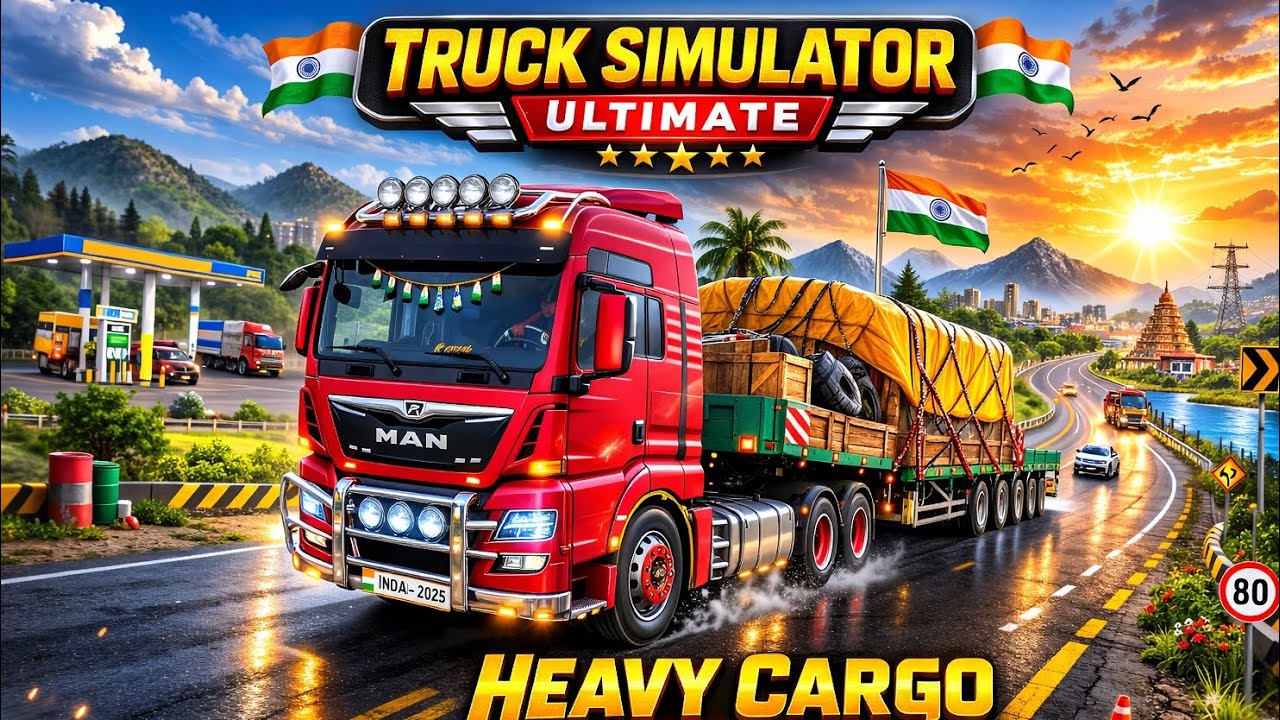 Realistic Truck Driving in Truck Simulator Ultimate | Heavy Cargo Transport