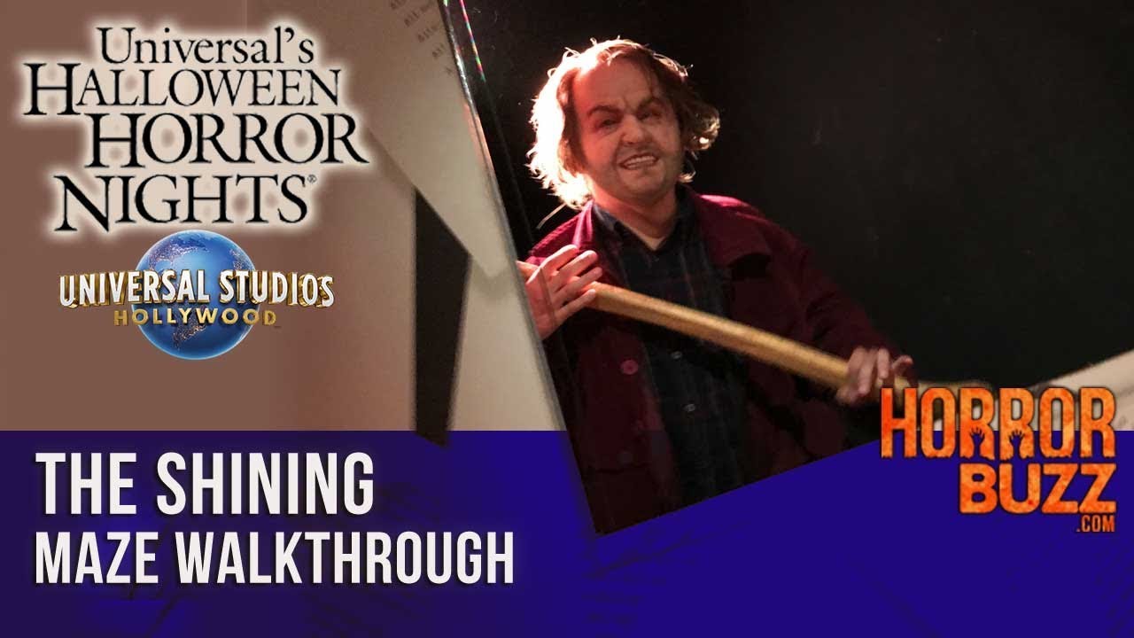 The Shining Maze walk through - Universal Studios Hollywood Halloween Horror Nights 2017