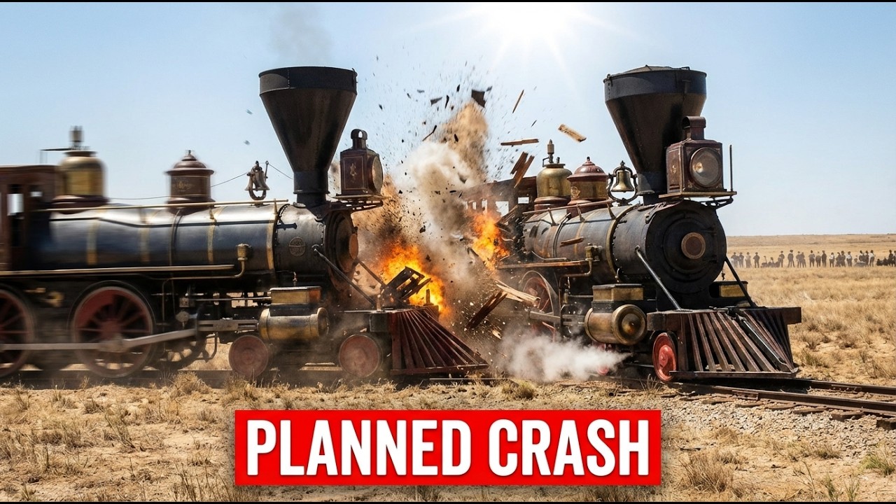 They CRASHED Two Trains On Purpose — The 90 MPH Stunt That Became A BOMB