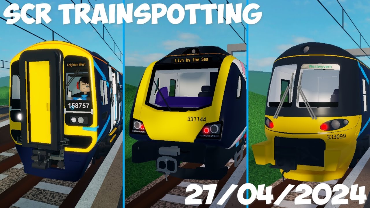 Поезда в Эджмиде 27.04.2024 — SCR Trainspotting — Roblox Stepford County Railway