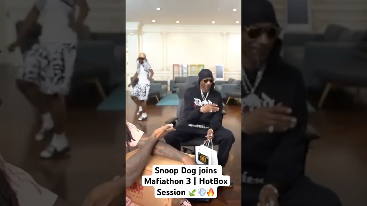 Snoop Dog pulls up to Mafiathon 3 | HotBox Session 💨