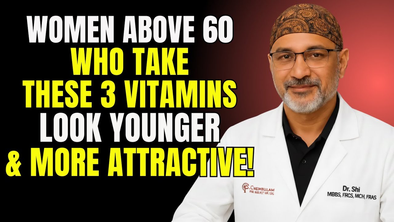 Over 50? Older Women: Take These 3 Vitamins to Look Younger Almost Overnight