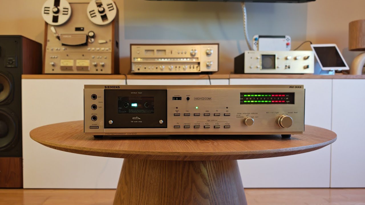 Siemens RC 333 📼▶️ Cassettendeck year 1️⃣9️⃣8️⃣1️⃣↔️1️⃣9️⃣8️⃣3️⃣