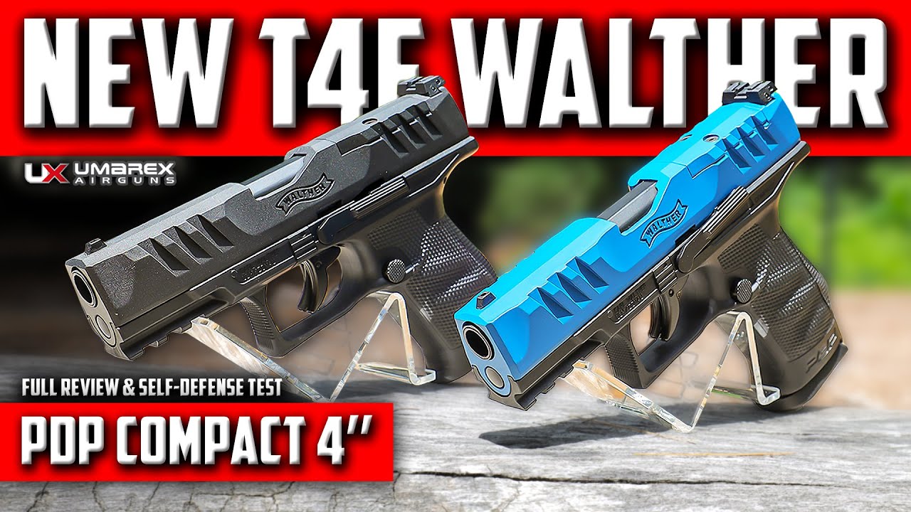 UMAREX T4E WALTHER PDP COMPACT .43 Cal – Review, Self-Defense Challenge, Shooting Test (Pepper Gun)