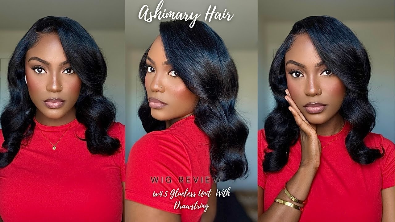 Pre-Styled , Pre-Everything Glueless  14 Inch Body Wave Bob || Ashimary wig