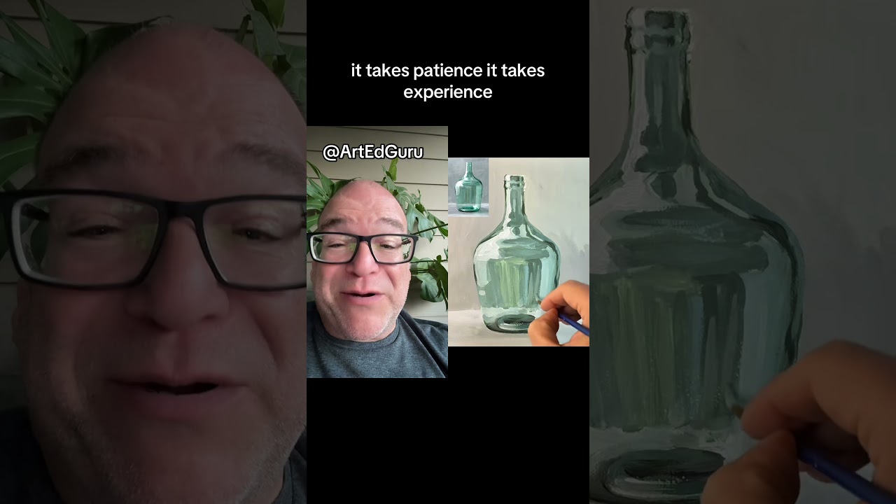 @Filadorapainter wonderful example of painting &agrave; la prima. #Art #artist #Painter #Glass #Acrylic