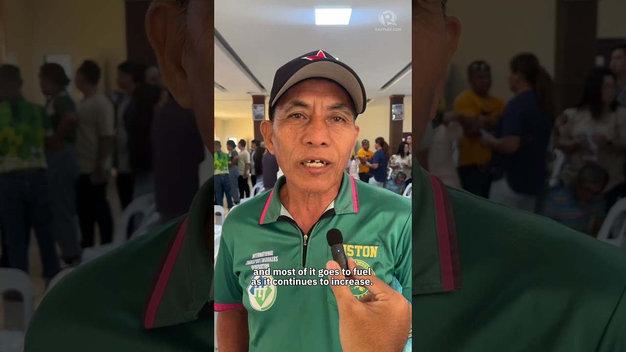 Jeepney drivers in Cebu lament fuel price hike