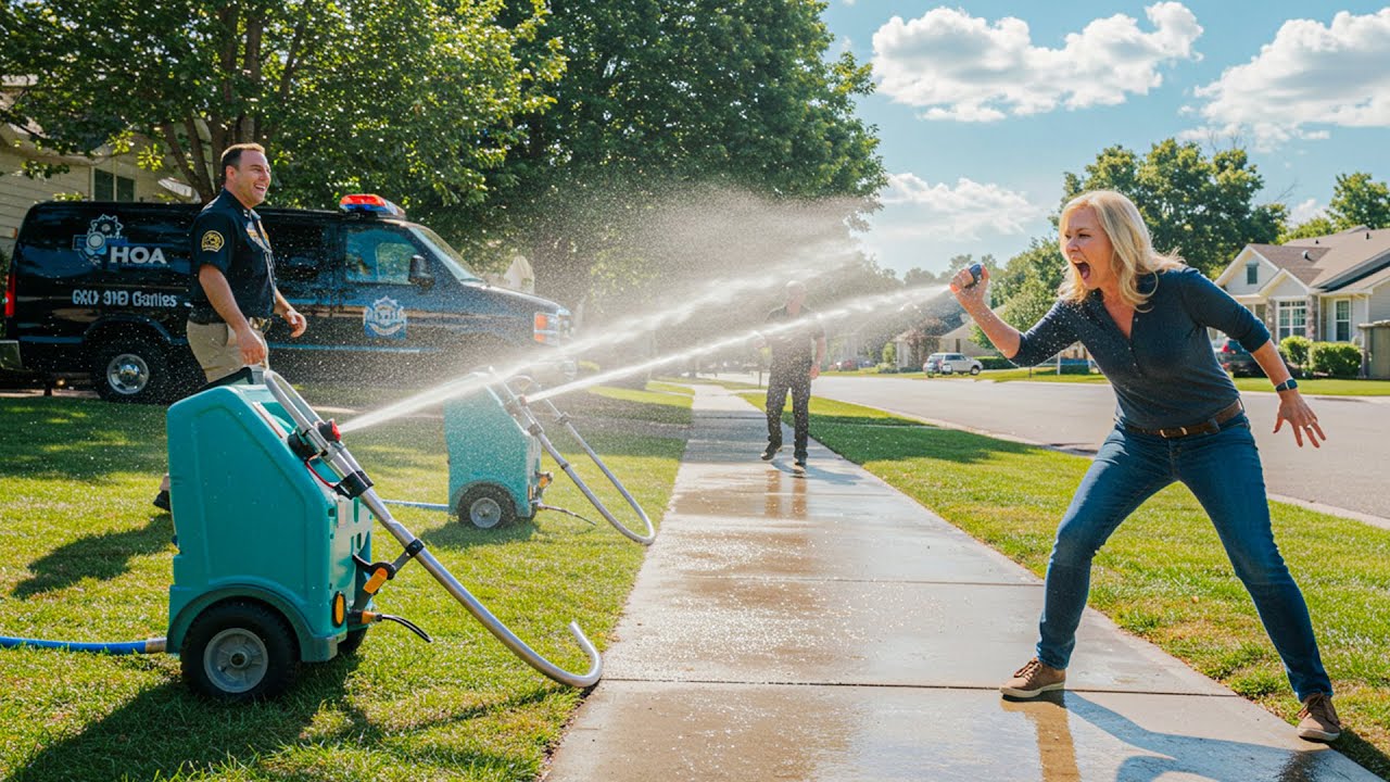 Karen Complained My Sprinklers Got the Sidewalk Wet, So I Installed Motion Activated Water Cannons!